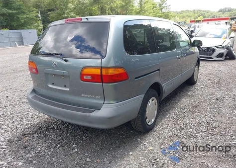 1998 Toyota Sienna Ce из США, поврежденный, VIN 4T3GF19C6WU081736